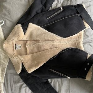 Garage Suede Sherpa lined Jacket